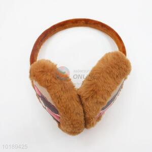 Brown Color Great Cheap Cartoon Girl Style Winter Earmuffs