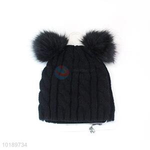 Wholesale Cut Ear Design Winter Knitted Hat