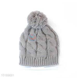 High Quality Warm Knitted Hat With Pompom
