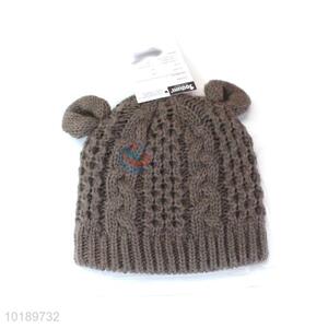Custom Warm Knitted Hat With Cute Ear