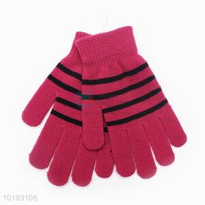 Newly Design Striped Gloves