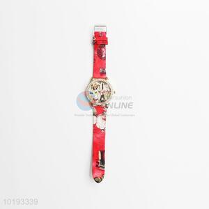 Vogue rhinestone red women watches