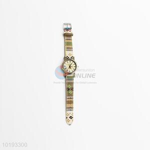 Promotional gift quartz canvas women watch