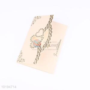 Factory price wholesale heart wedding invitation card