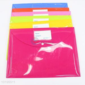 Direct Factory Six Colors Filing Bag Stationery Bag School Office Supplies