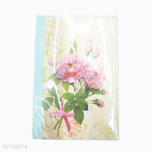 Elegant pretty flower style greeting card