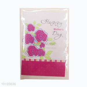 Low price wholesale flower style greeting card