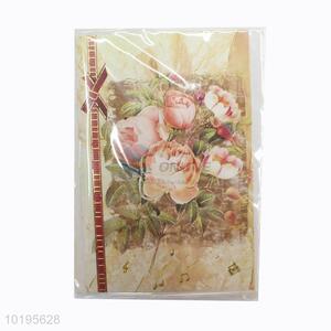 Beautiful designed flower style greeting card