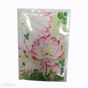 Nice fashionable flower style greeting card