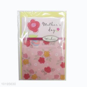 New arrival cheap flower style greeting card