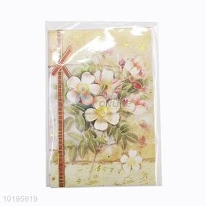 Factory price flower style greeting card