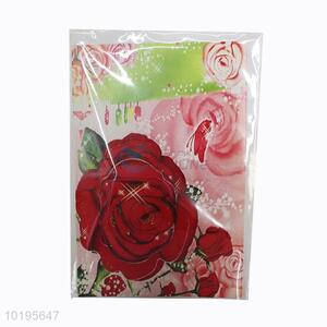 Competitive price wholesale flower style greeting card