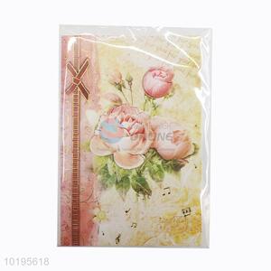 Made in China flower style greeting card