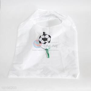 Wholesale White Color Soccer Design Shopping Bag