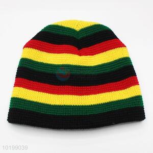 Colorful winter hat/acrylic knitted hat