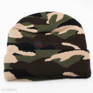 Hot sale camouflage beanie hat/kintted hat