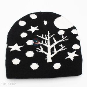 New arrival black knitted hat for kids