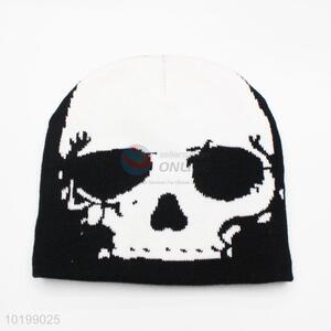 Cool skull acrylic beanie hat/kintted hat