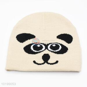 Cute panda knitted hat for kids