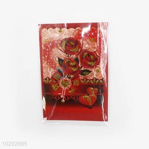 Direct Factory Red Rose Design Greeting Card