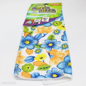 Wholesale custom flower printed microfiber towel