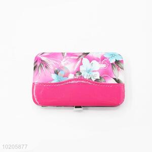 Beautiful Flower Pattern Manicure Set Beauty Tool for Sale