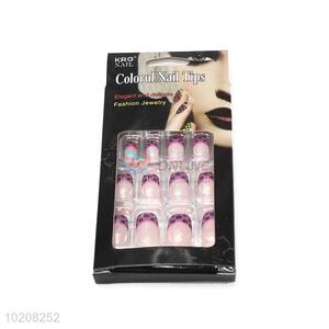 Fashion Design Full Cover Nail Tips Artificial Glue Nails