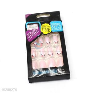 Wholesale 12Pieces Full Cover Nail Tips With Back Glue