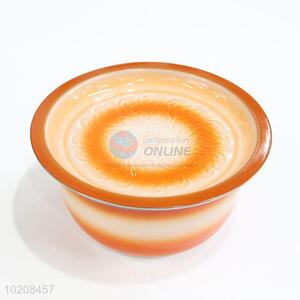 Orange Color Fashion Design Stainless Steel Bowl Plate