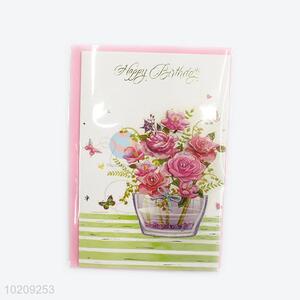 China factory price beautiful birthday greeting card