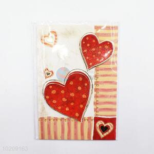 Hot sales best fashion style loving hearts greeting card