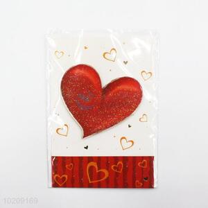 Top quality low price loving hearts greeting card