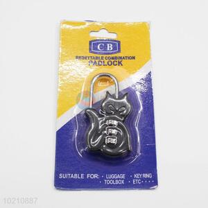 Great Cheap Black Cat Shaped Travel Baggage Luggage Suitcase Lock Padlock