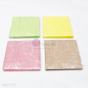 Wholesale stripe napkin tissue/napkin paper