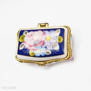 Hot Sale Valentine Gift Ceramic Jewelry Box