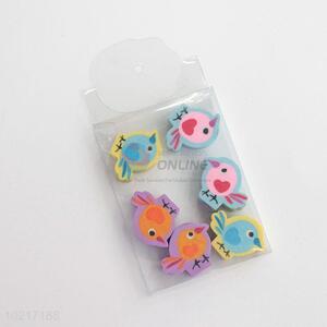 Promotioanl 3D Bird Shape Eraser Set