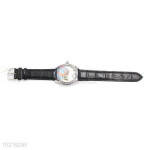 Newest PU Watchband Wrist Watches For Ladies