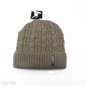 Promotional soft warm acrylic winter knitted hat