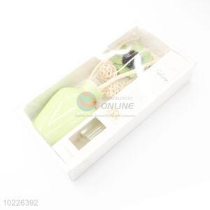 Wholesale Cheap Reed Diffuser In  Green Ceramic Bottle With Natural Sticks