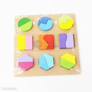 Hot sale cheap hand grasp wooden jigsaw puzzle toys