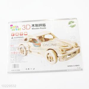 Best sale 3D car shaped wooden puzzle