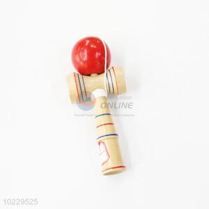 Wholesale red educational wooden kendama ball