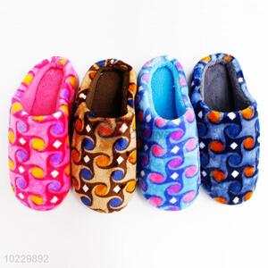 Classic popular design winter bedroom slippers