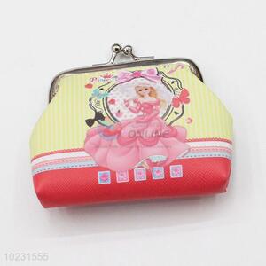 Creative Design Princess Printed Coin Purse Wallet PVC Pouch Money Bag