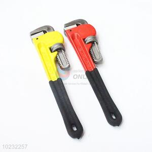 China factory price 2pcs red&yellow pipe wrenches