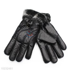 Top quality great black men glove