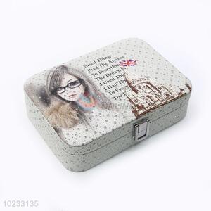 Direct Price Printed PU Leather Jewelry Storage Box