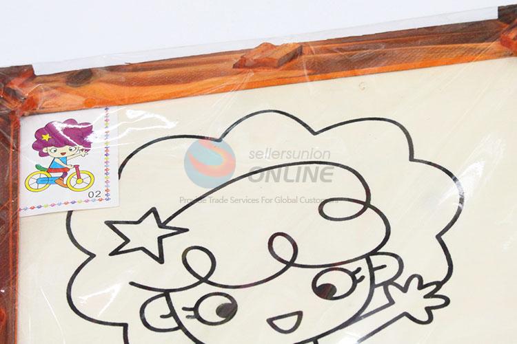 Wholesale cool wooden-frame mud painting