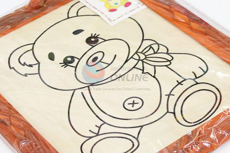 China factory price high quality wooden-frame mud painting