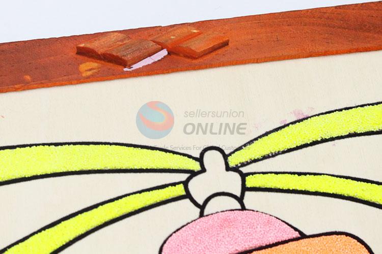 New product cheap best wooden-frame creative mud painting